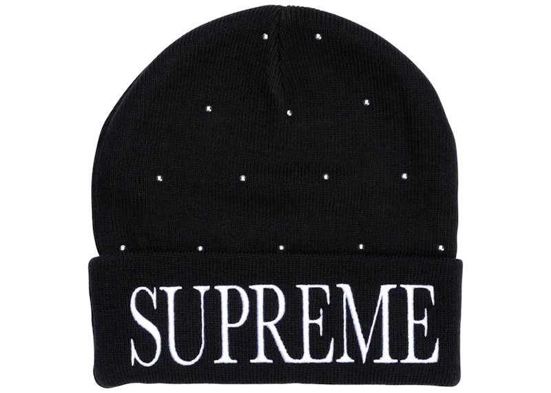 Supreme Studded Beanie Black