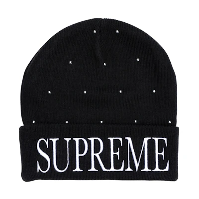 Supreme Studded Beanie Black
