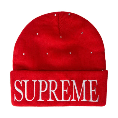 Supreme Studded Beanie Red