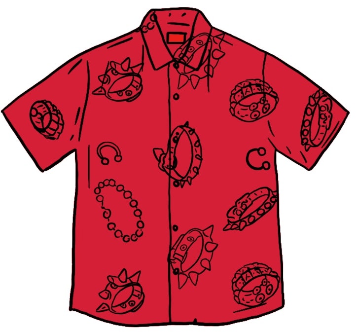 supreme-studded-collars-rayon-s-s-shirt-red