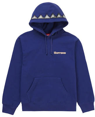 Supreme Studded Hooded Sweatshirt Navy Order Supreme Studded Hooded Sweatshirt Navy