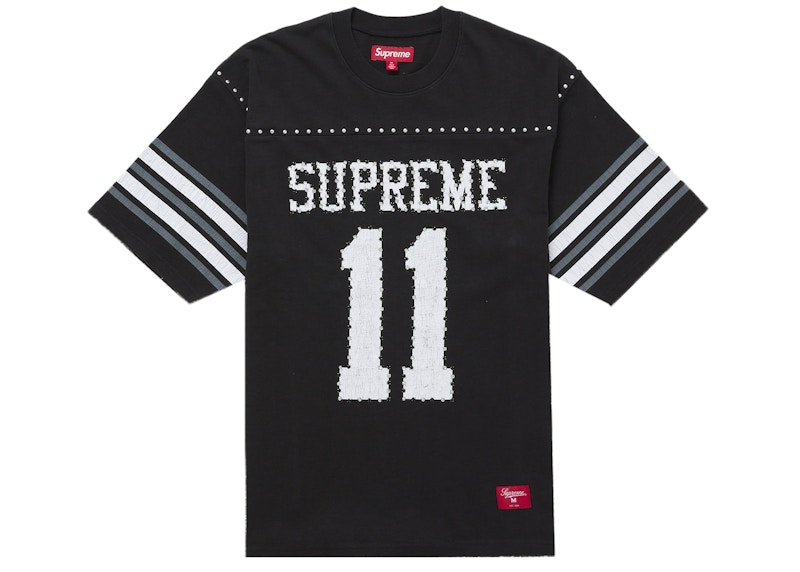 Supreme Studded S/S Football Top Black
