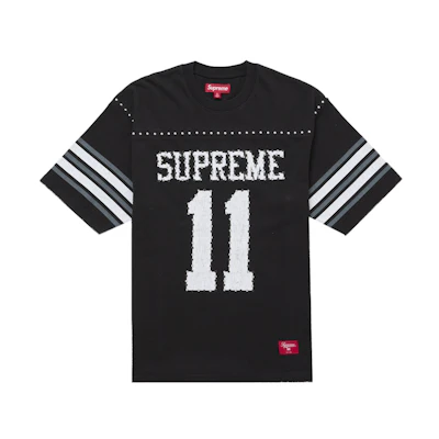 Supreme Studded S/S Football Top Black