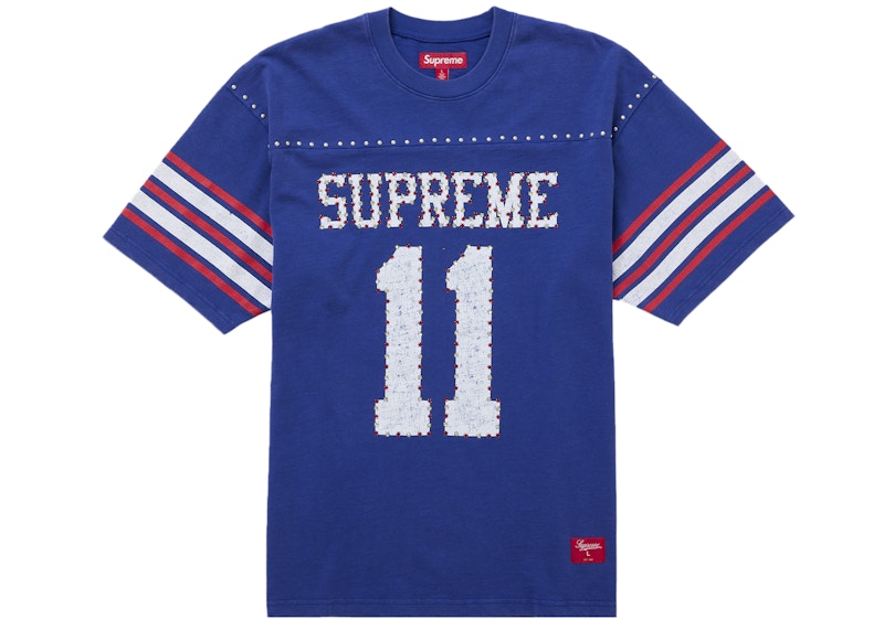Supreme Studded S/S Football Top Royal