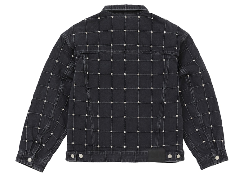 Order 슈프림 스터디드 심 데님 트러커 자켓 블랙