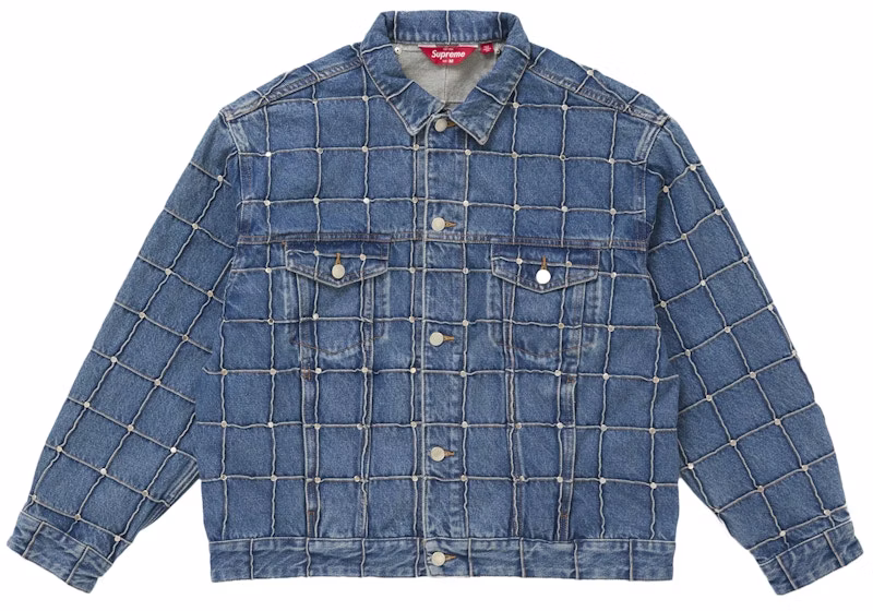 supreme-studded-seam-denim-trucker-jacket-blue