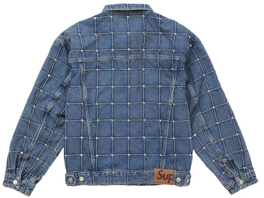 슈프림 스터디드 심 데님 트러커 자켓 블루 Order 슈프림 스터디드 심 데님 트러커 자켓 블루