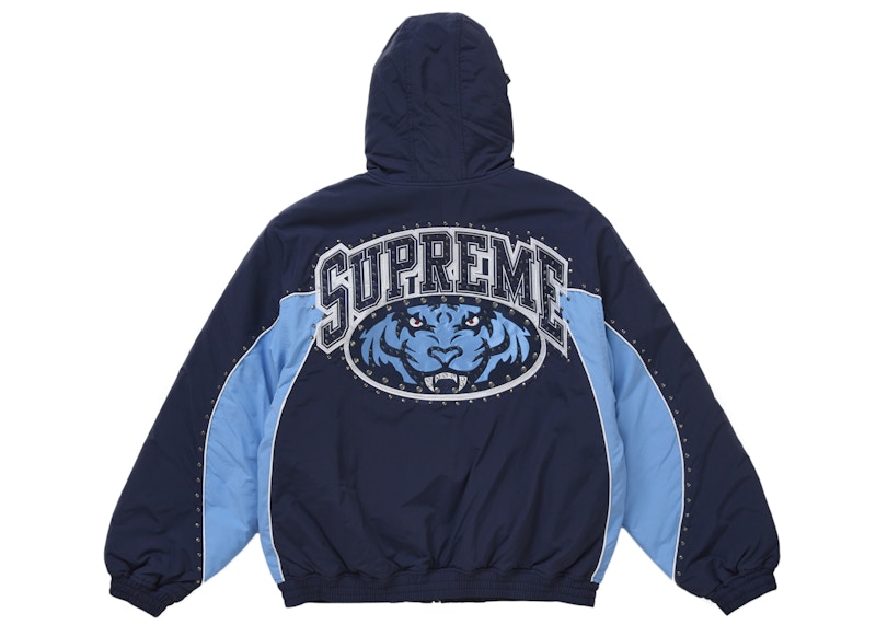 Buy Supreme 40 Acres Malcolm X Varsity Jacket Black - Novelship