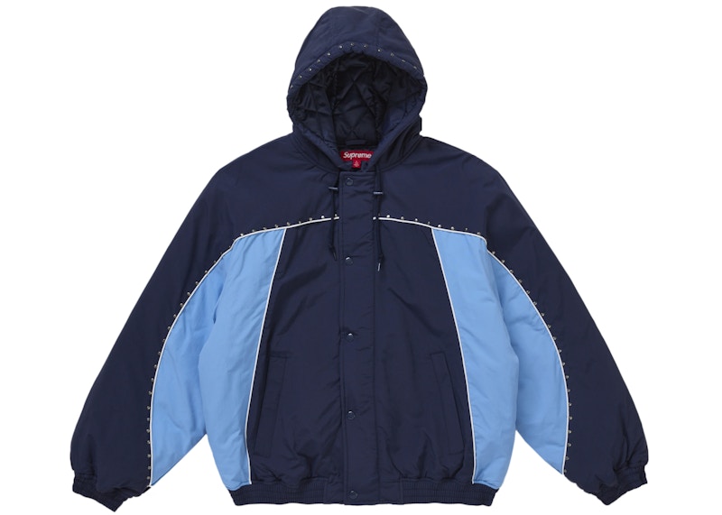 Supreme Studded Stadium Jacket Navy 圖 2