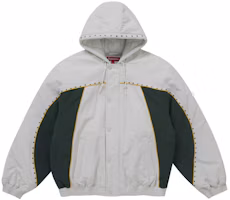 Lookbook Chaqueta Supreme Studded Stadium Blanca.