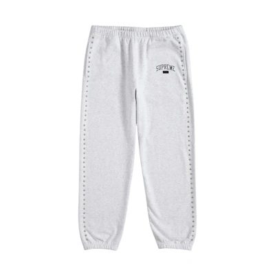 Supreme Studded Sweatpant Ash Grey