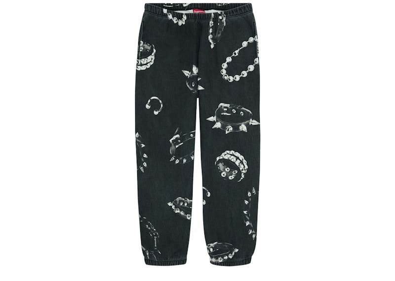 Buy Supreme Celana Jogger Hitam Bertabur Studs