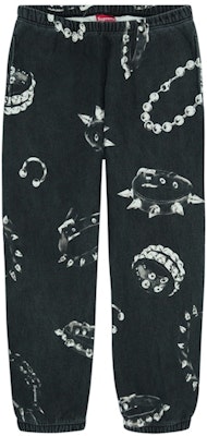 Supreme Sweatpant Studded Hitam Buy Supreme Sweatpant Studded Hitam