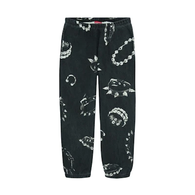Supreme Studded Sweatpant Black