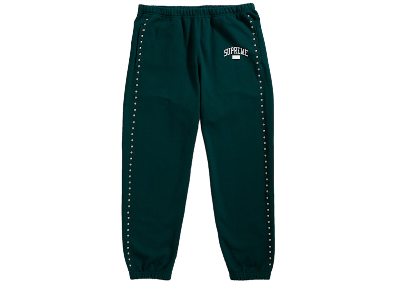 Buy 슈프림 스터드 스웻팬츠 (다크그린)

