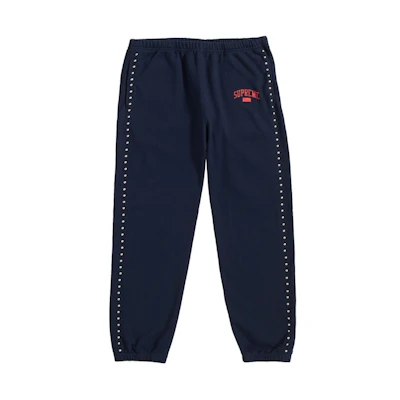 Supreme Studded Sweatpant Navy
