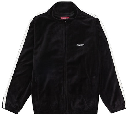 Supreme Jaket Trek Velor Bertatah Hitam Buy Supreme Jaket Trek Velor Bertatah Hitam