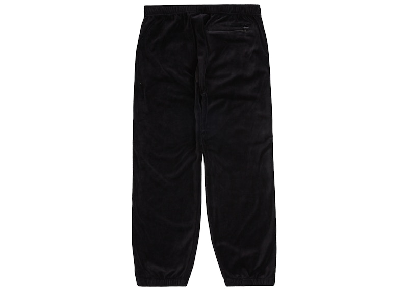 Supreme Studded Velour Track Pant Black 圖 2