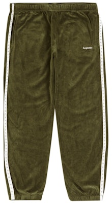 Supreme Celana Track Velour Studded Olive Buy Supreme Celana Track Velour Studded Olive