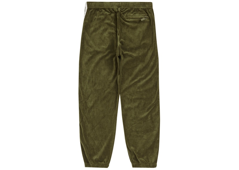 Order Supreme Celana Track Velour Studded Olive