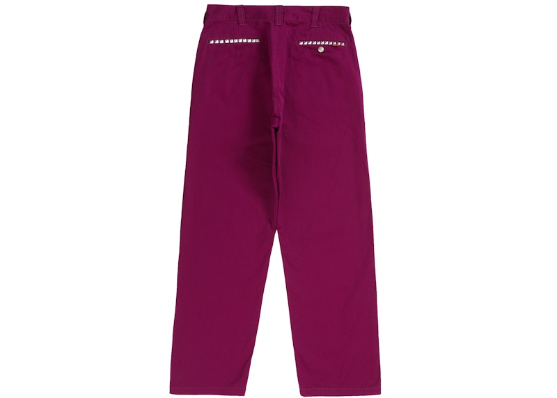 Supreme Studded Work Pant Maroon 圖 2