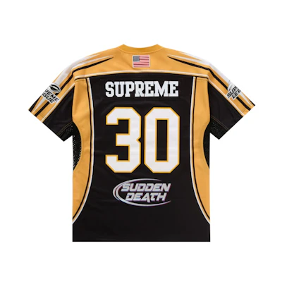Supreme Sudden Death Football Jersey Black