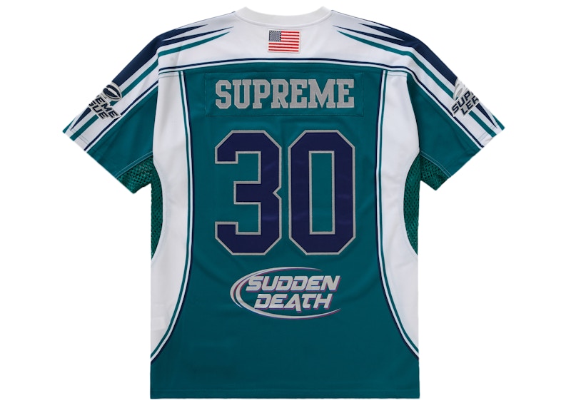 Supreme Sudden Death Football Jersey Teal
