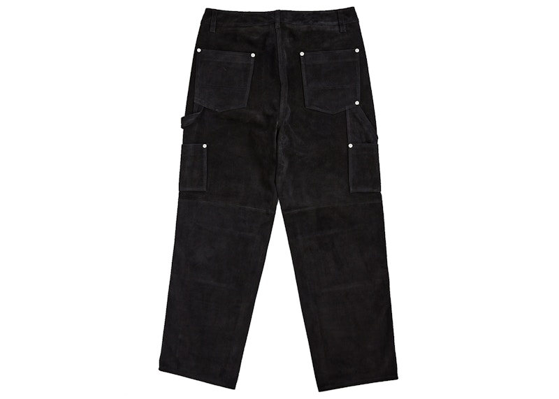 Supreme Suede Double Knee Painter Pant Black 圖 2