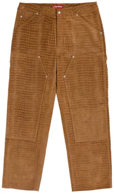 Supreme Suede Double Knee Painter Pant Croc Lelaki Buy Supreme Suede Double Knee Painter Pant Croc Lelaki