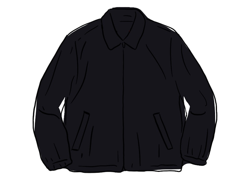 Supreme Suede Harrington Jacket Black