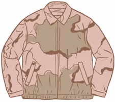 Supreme Suede Harrington Jacket Desert Camo Supreme Suede Harrington Jacket Desert Camo