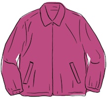 Supreme Suede Harrington Jacket Dusty Pink Supreme Suede Harrington Jacket Dusty Pink