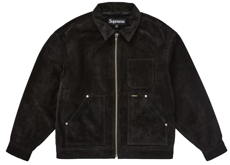 Supreme Suede Work Jacket Black