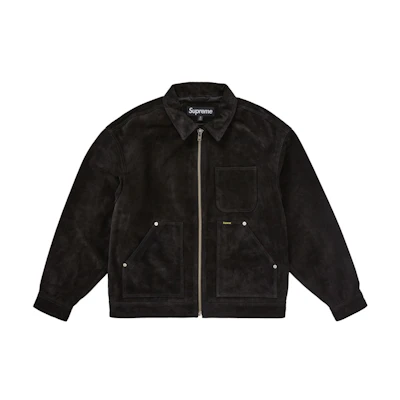 Supreme Suede Work Jacket Black
