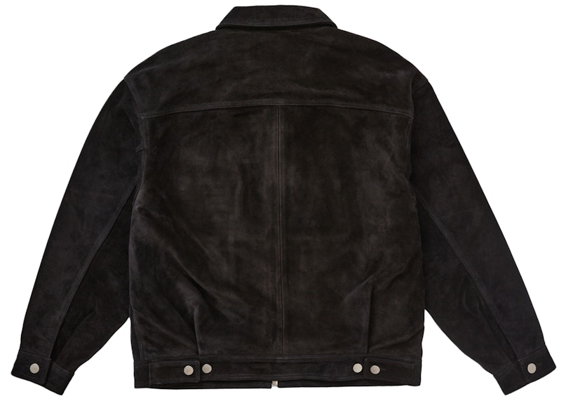 Supreme Suede Work Jacket Black 圖 3