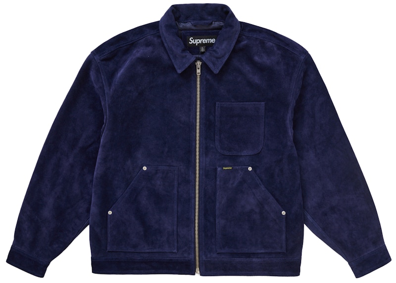 Supreme Suede Work Jacket Blue