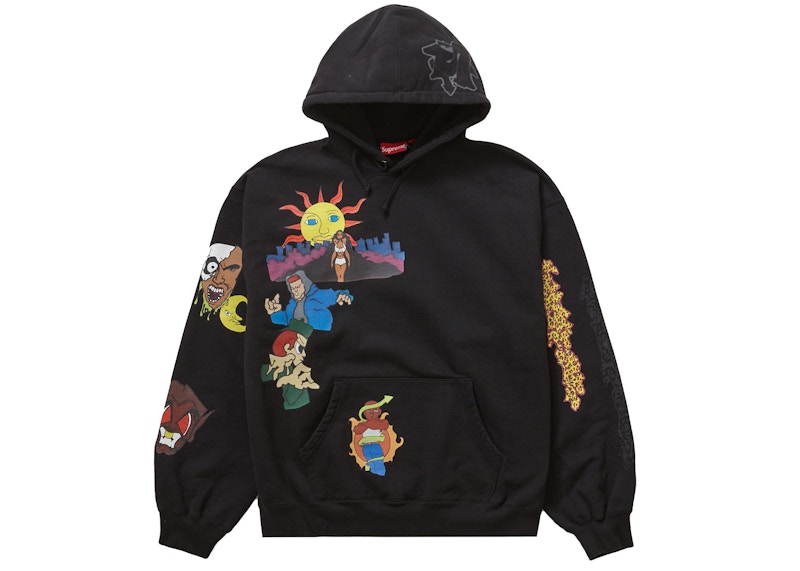 Supreme Sunrise Hooded Sweatshirt Black