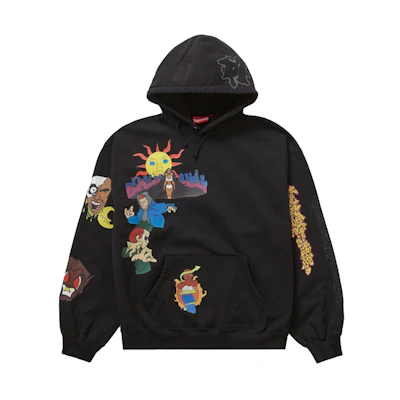 Supreme Sunrise Hooded Sweatshirt Black