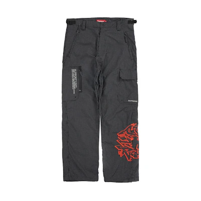Supreme Support Unit Nylon Ripstop Pant Black