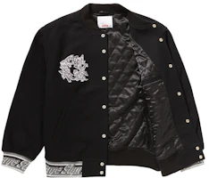 Order Supreme Support Unit Varsity Jacket Black