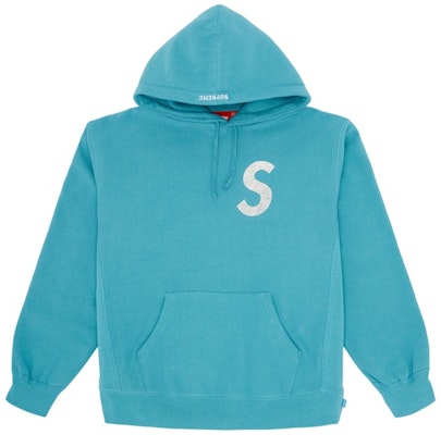 Sudadera con Capucha Supreme Swarovski S Logo Azul Claro. Buy Sudadera con Capucha Supreme Swarovski S Logo Azul Claro.