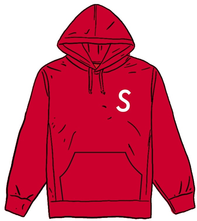supreme-swarovski-s-logo-hooded-sweatshirt-red