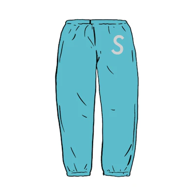 Supreme Swarovski S Logo Sweatpant Light Aqua