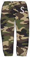 Supreme Swarovski S Logo Sweatpant Woodland Camo