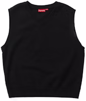 Supreme Sweatshirt Vest Black Supreme Sweatshirt Vest Black