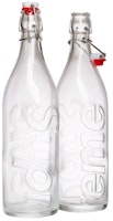 Supreme Swing Top 1.0L Bottle (Set of 2) Clear Supreme Swing Top 1.0L Bottle (Set of 2) Clear