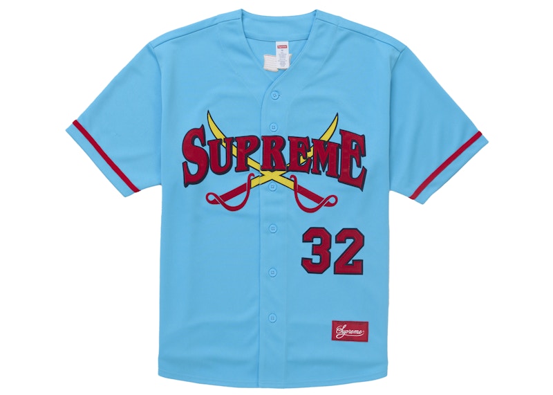 Supreme Swords Baseball Jersey Blue