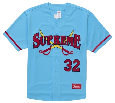 Supreme Swords Jersey de Béisbol Azul Buy Supreme Swords Jersey de Béisbol Azul