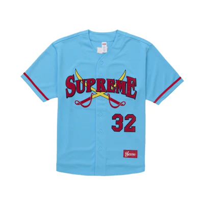 Supreme Swords Baseball Jersey Blue