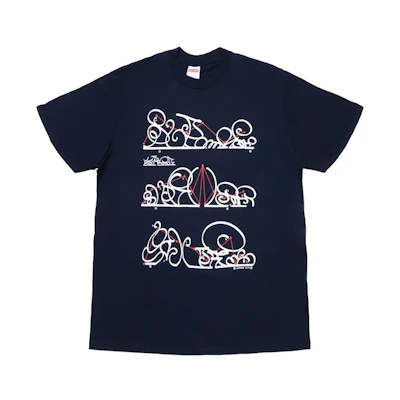 Supreme System Tee Navy